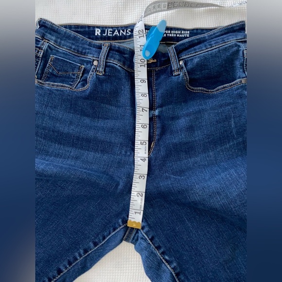 Women’s REITMANS The Insider super high rise dark blue wash skinny jeans size 30 - Picture 6 of 12